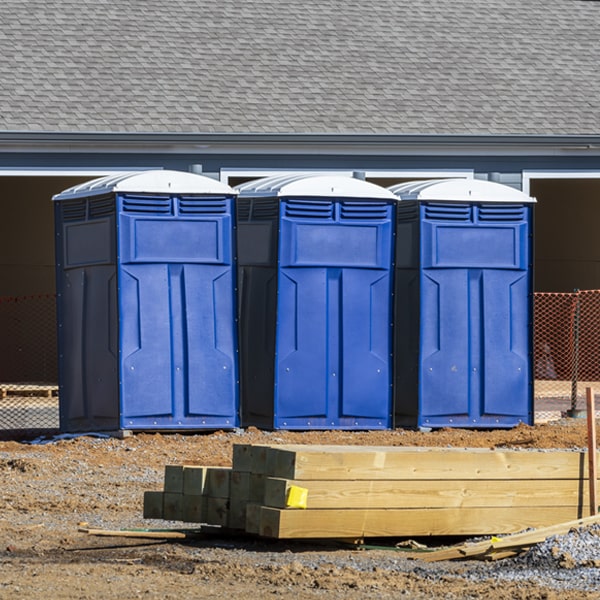 are there any restrictions on where i can place the porta potties during my rental period in Bridgewater Connecticut